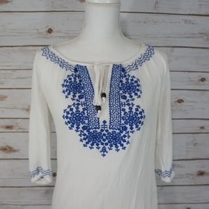 ONE DAY SALE! Cynthia Rowley Embroidered Blouse